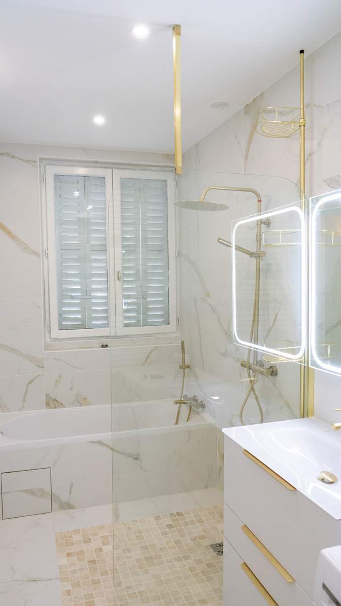 Un travail soigné pour une salle d’eau confortable et agréable